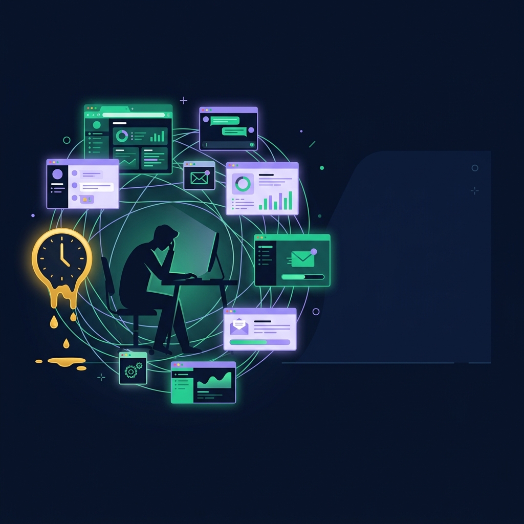Drowning in disconnected productivity tools and browser tabs